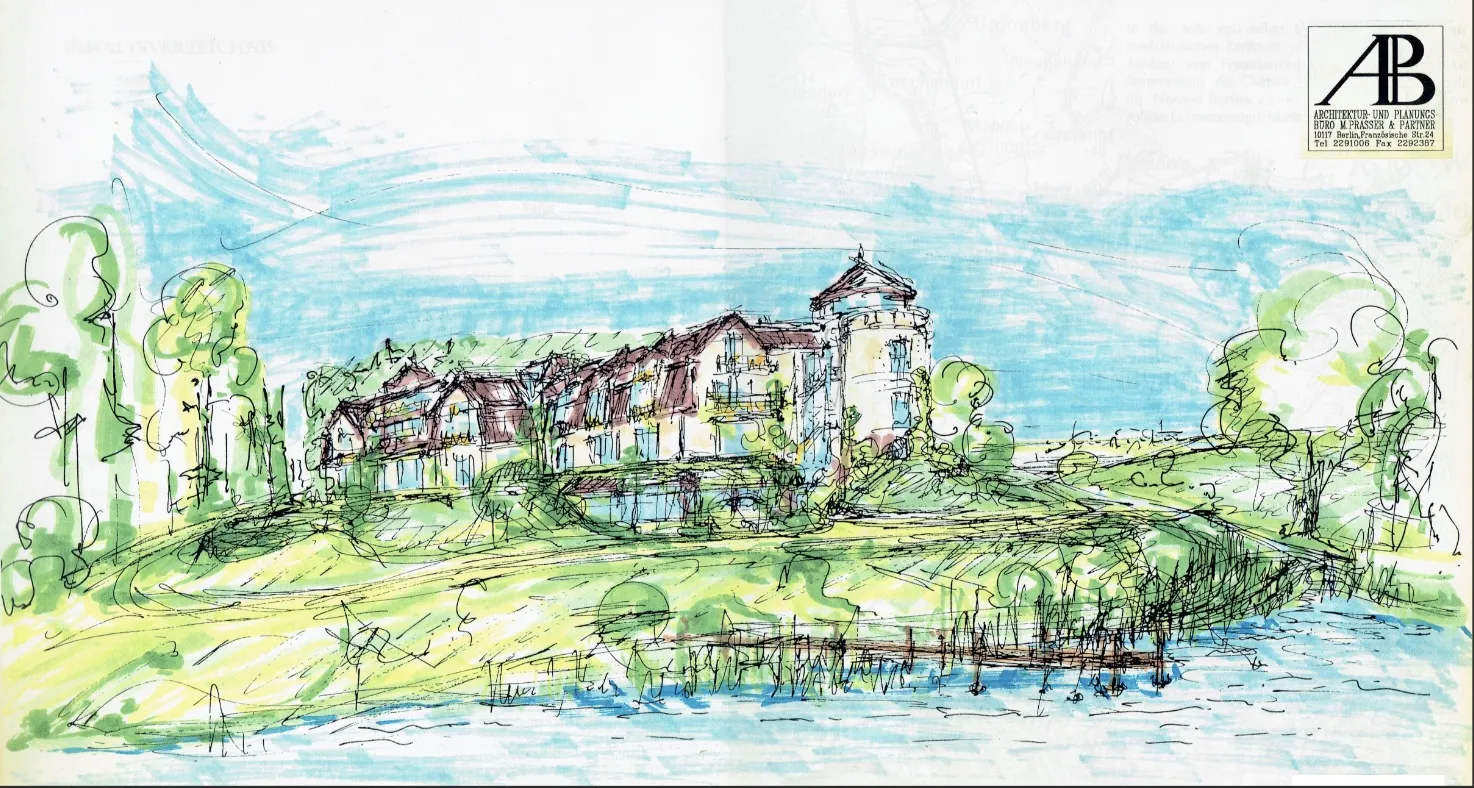 Nach der Wende projektierte Prasser mit seinem Architekturbüro beispielsweise das Hotel am See in Sommerfeld.